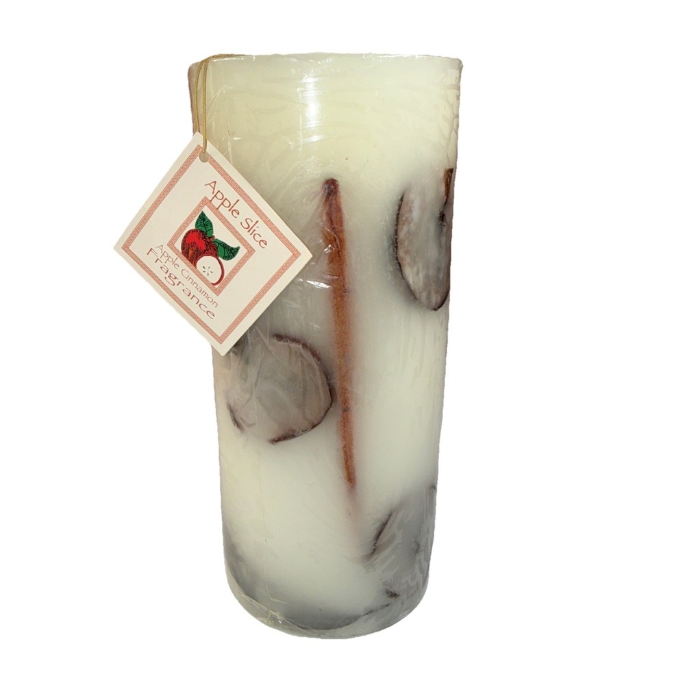 NEW Candle Apple Slice 9 Inch Apple Cinnamon Fragrance